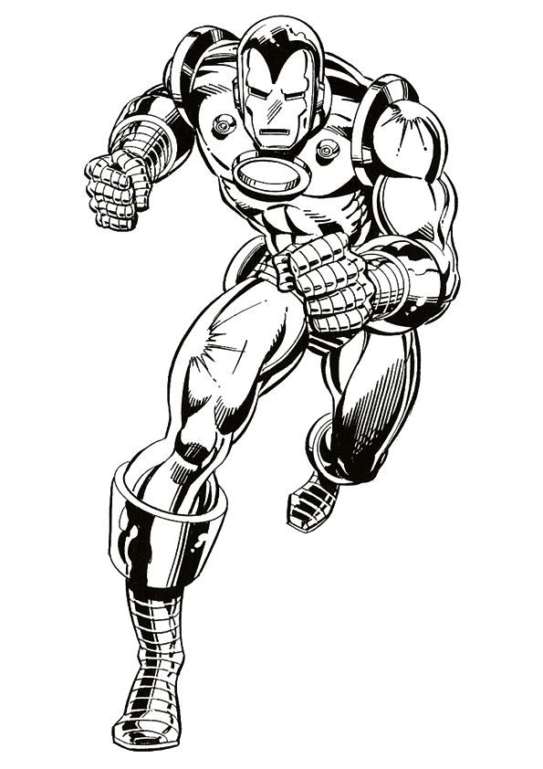 Kids-n-fun.com | 60 coloring pages of Iron Man